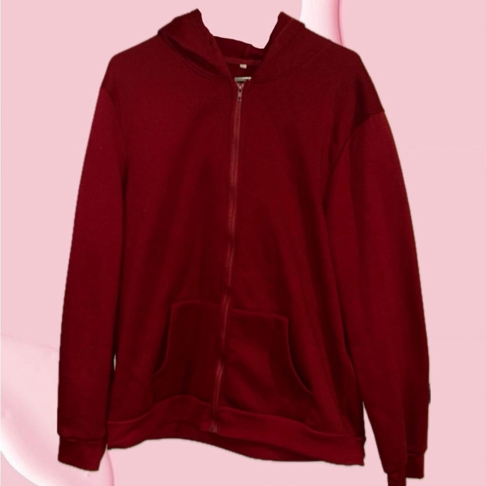 Red Zip-up Jacket